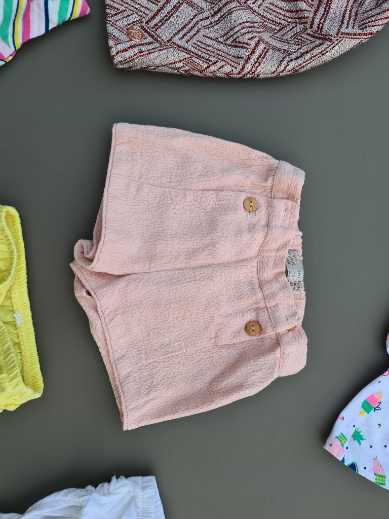 Roze korte broek, ZARA, 86, Ophalen, Zo goed als nieuw