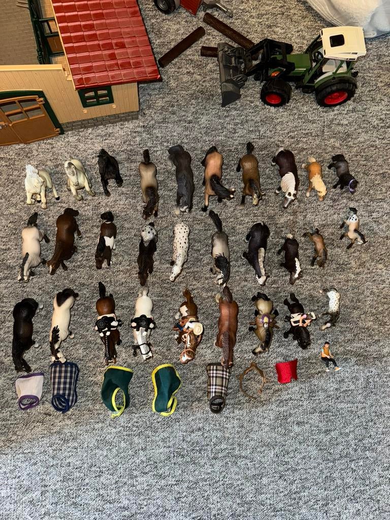 Schleich paardenverzameling, Ophalen, Gebruikt
