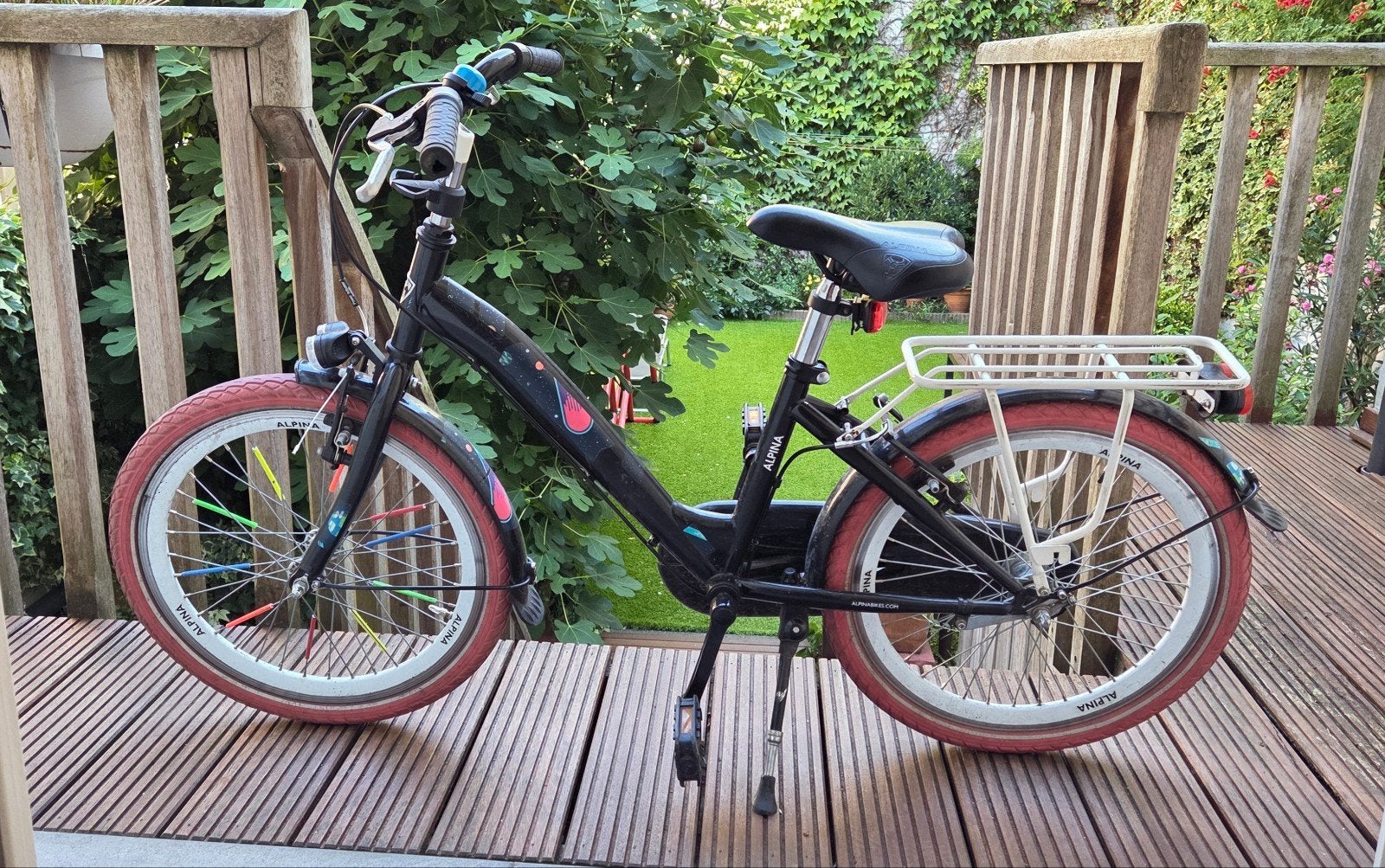 Jongensfiets 20 inch met handrem en terugtraprem., Fietsen en Brommers, Ophalen, Terugtraprem, Alpina, 20 inch
