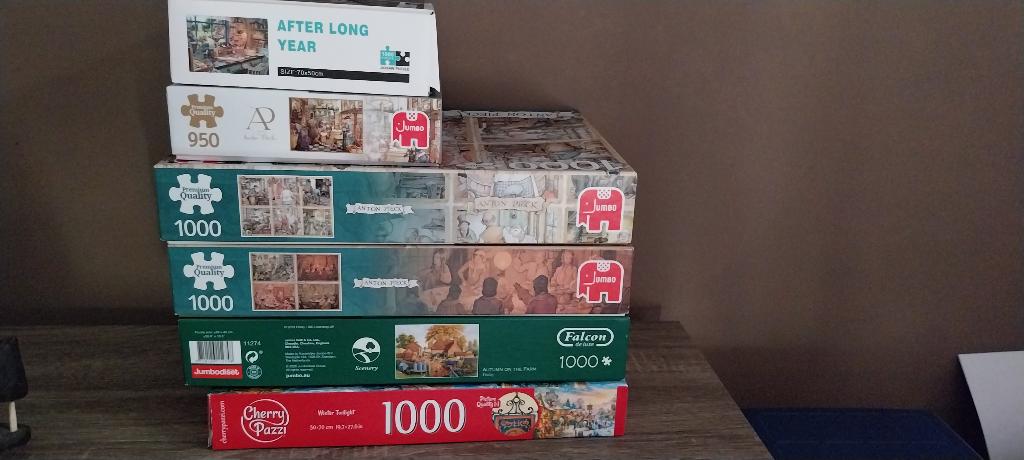 Anton Pieck legpuzzels en andere., Ophalen, 500 t/m 1500 stukjes, Gebruikt
