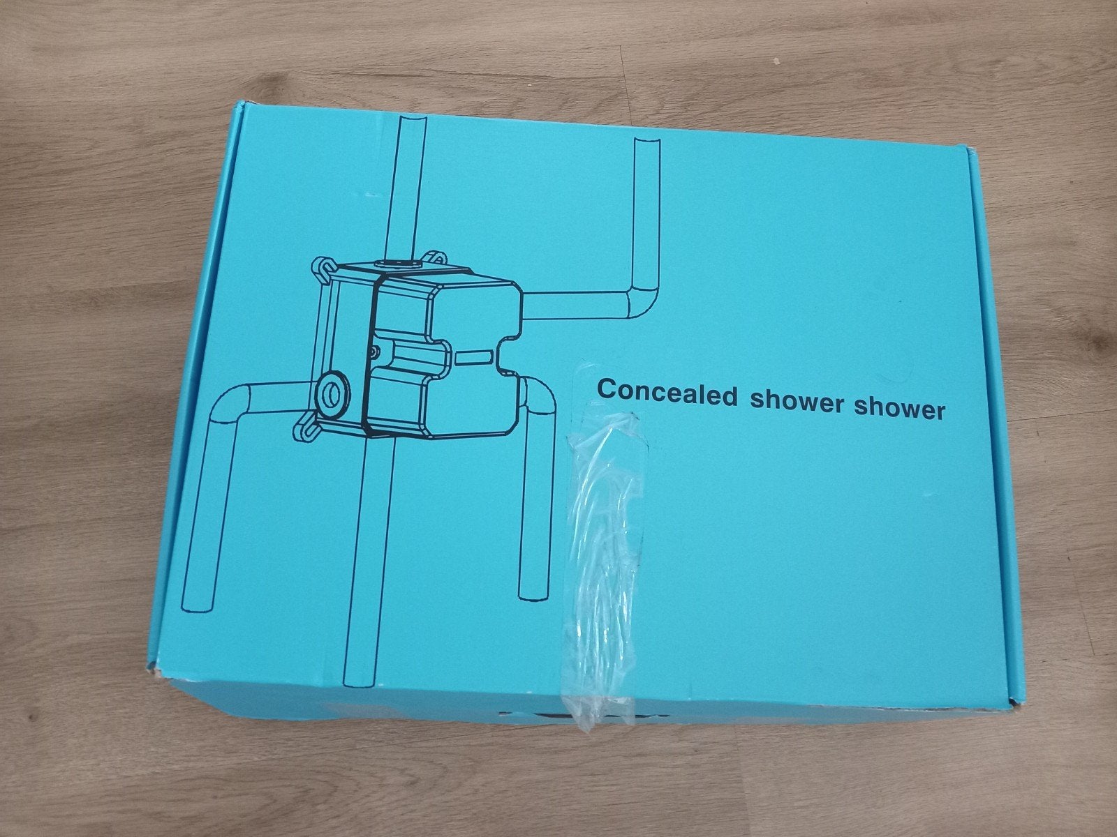 Nieuwe douchekolom met mengkraan, Douche