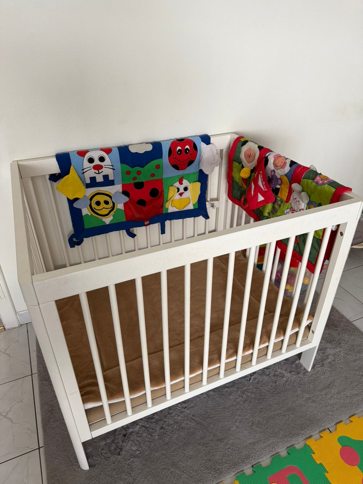 Parc pour bébés, Enlèvement, Comme neuf, Rectangulaire, Réglable en hauteur