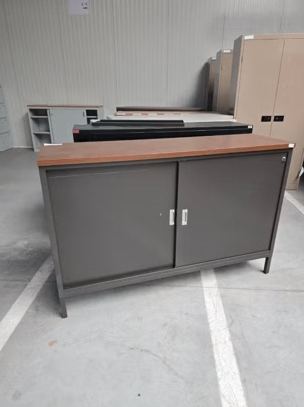 Armoire métallique porte coulissante 105x180x45, Enlèvement ou Envoi, Comme neuf