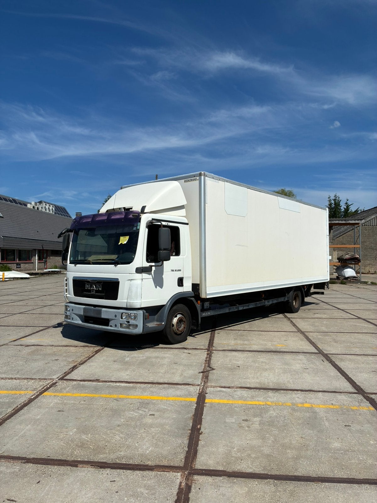 MAN TGL 12.220 Bakwagen met Laadklep – Bouwjaar 2011, Autos, Camions, Entreprise, MAN, Enlèvement