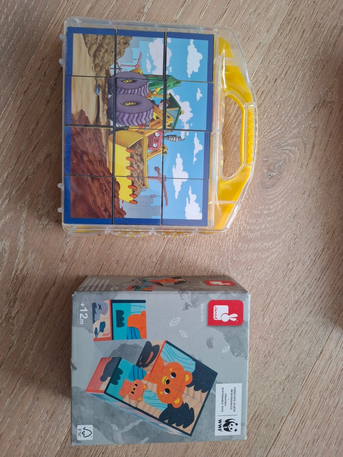 Lot de 2 puzzles cubes, Enlèvement