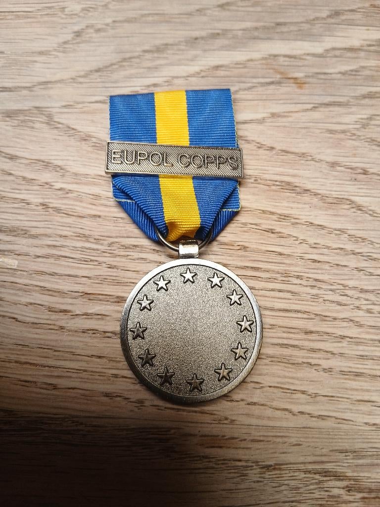 EUPOL COPPS-medaille, Verzenden, Rijkswacht, Lintje, Medaille of Wings