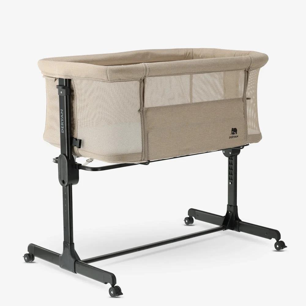 Deryan Snoozy Co Sleeper - Wieg Baby - Verstelbaar - Sand, Enlèvement ou Envoi, Comme neuf