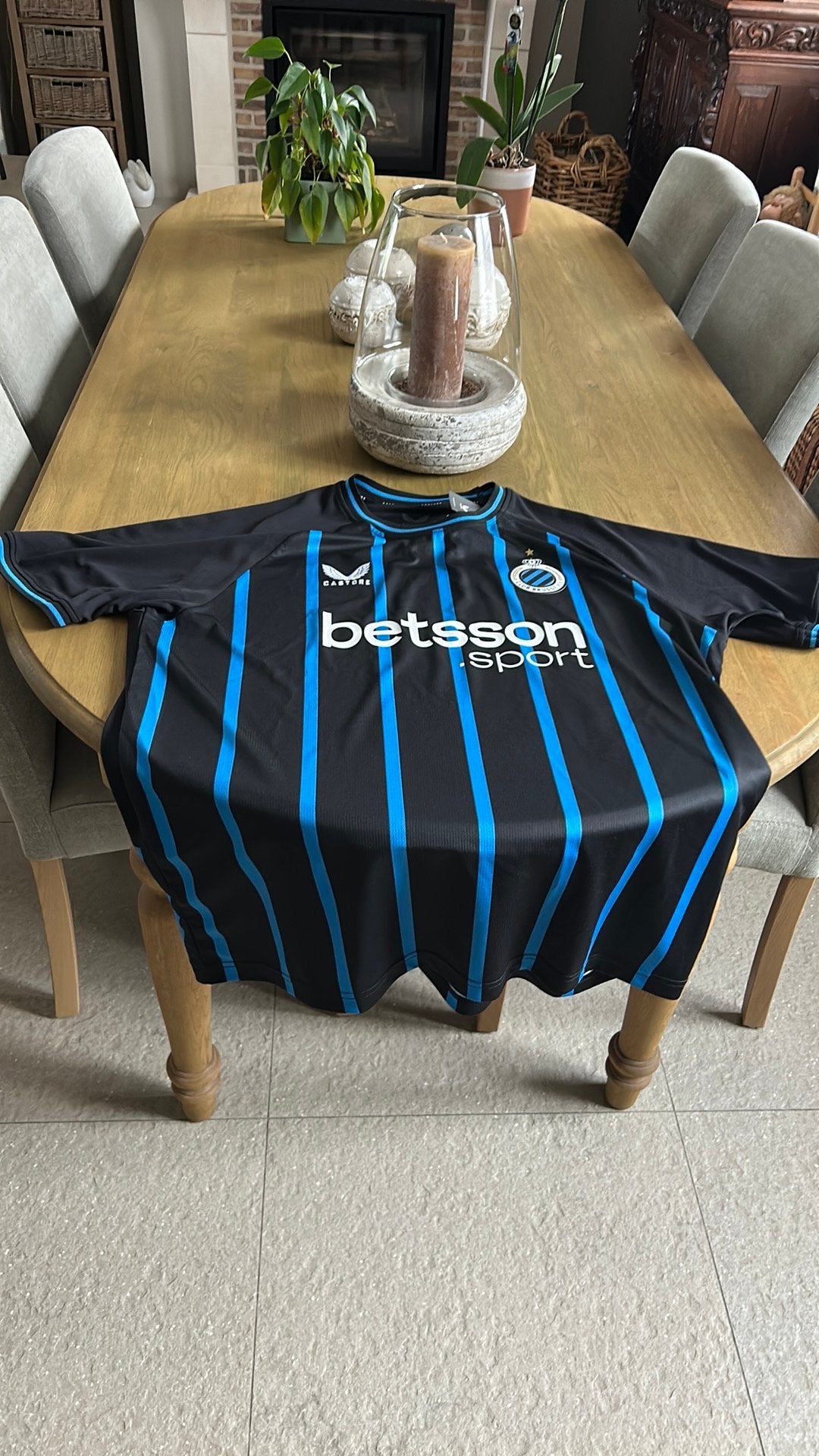 Maillot de football 25/26 du Club de Bruges, Vêtements | Hommes, Enlèvement ou Envoi, Autres tailles, Bleu, Neuf