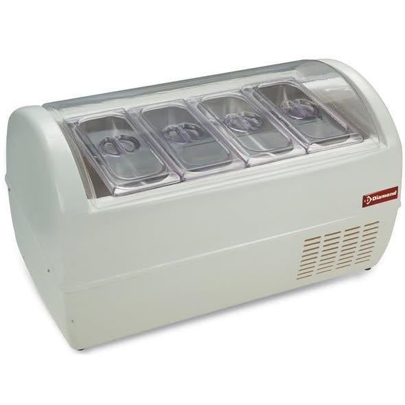 Conservateur de Crème Glacée Diamond – 4 à 8 goûts “White, Electroménager, Machines à glace, Neuf, Élément de refroidissement