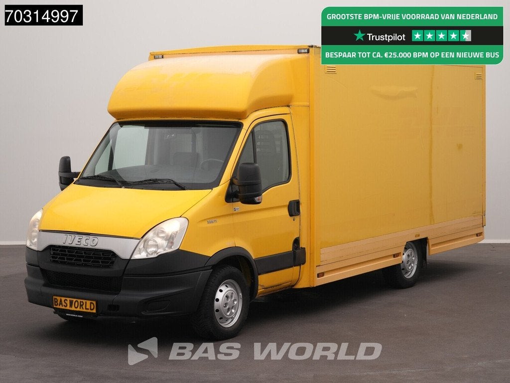 Iveco Daily 35S11 Automaat Luchtvering Zijdeur Bakwagen Meub, Auto's, Bestelwagens en Lichte vracht, Automaat, Euro 5, Stof, Gebruikt