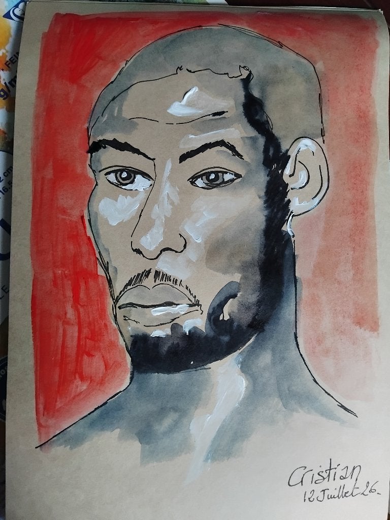 Portret van Cristian, 2000 tot heden, Origineel, Portret, 42 cm