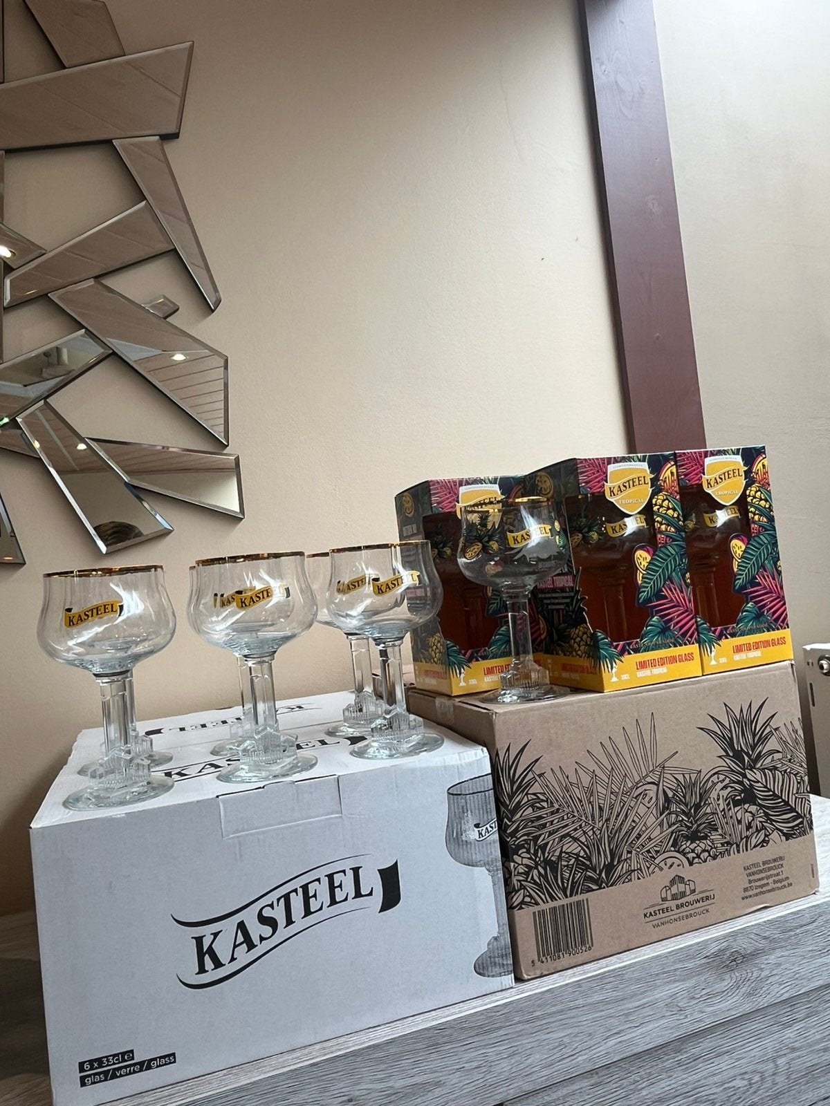 VERRES KASTEEL EDITION LIMITÉE NEUFS !, Enlèvement ou Envoi, Neuf