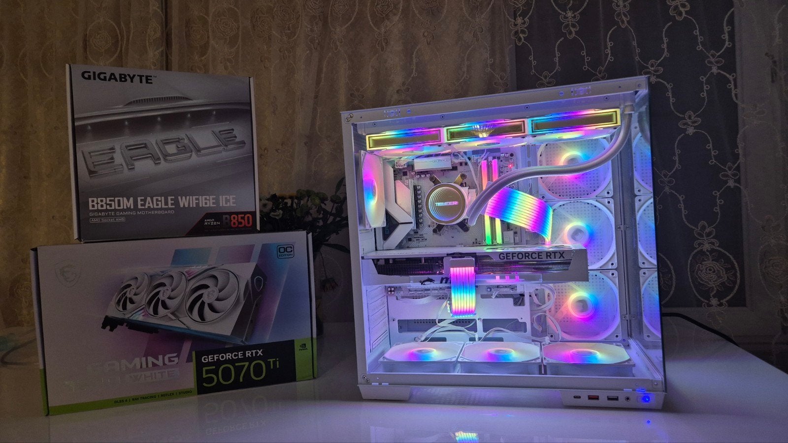 HighEnd Gaming Pc RTX 5070 Ti 32GB DDR5 6000MHz CL30, Computers en Software, Ophalen of Verzenden