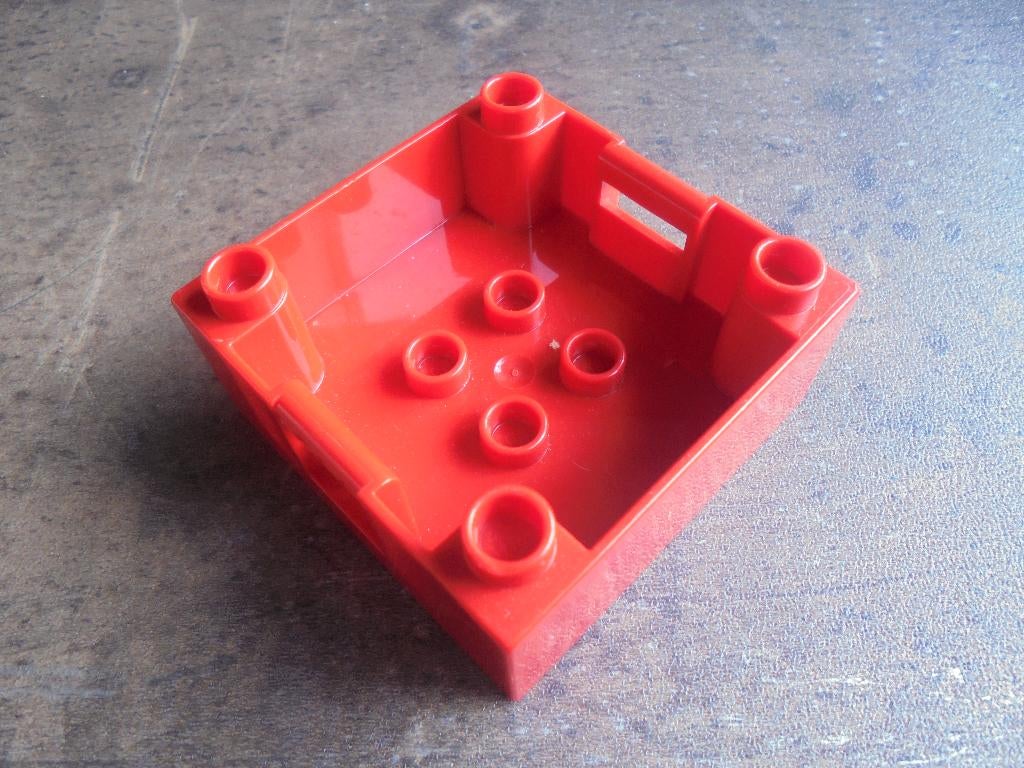 Lego Duplo Container Box 4x4 & Studs on Corners (zie foto's), Ophalen of Verzenden, Gebruikt, Losse stenen, Duplo
