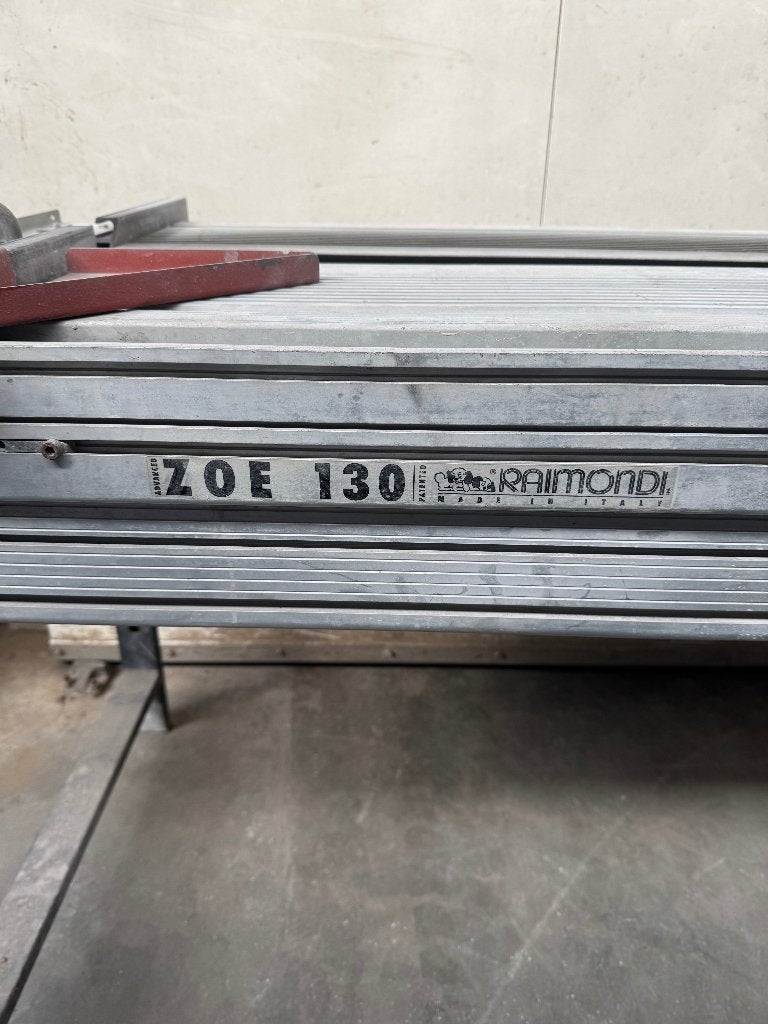 Professionele Watertegelzaag Raimondi ZOE 130, Doe-het-zelf en Bouw, Ophalen, Zo goed als nieuw, Zaag, Overige merken