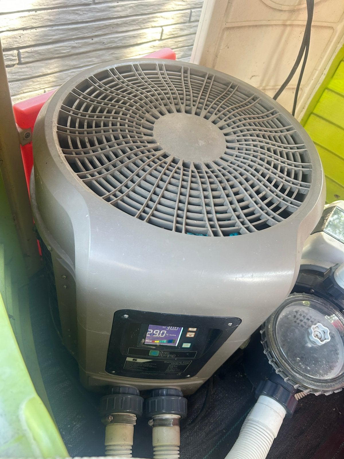 Warmtepomp Sun Spring 5kw icl intex koppeling, Ophalen, Gebruikt