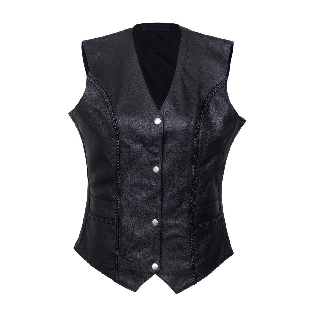 Gilet de moto en cuir FEMMES neuf, Envoi, Neuf, avec ticket, Femmes, Manteau | cuir