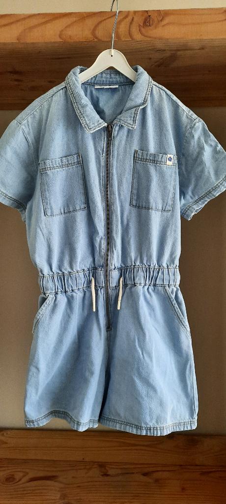 Mooie jeansjumpsuit maat 170, Overige typen, Ophalen of Verzenden, Zo goed als nieuw, Fish&chips (JBC)