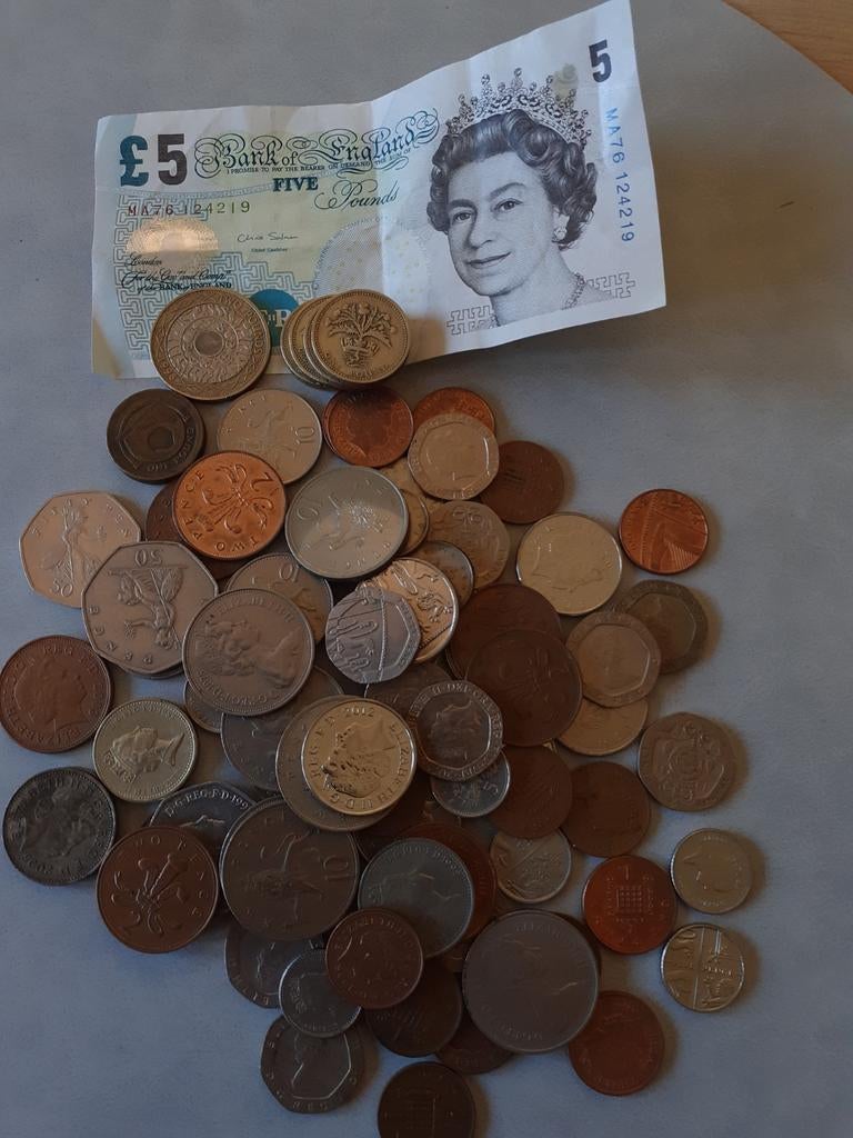 Engelse ponden, Postzegels en Munten, Ophalen