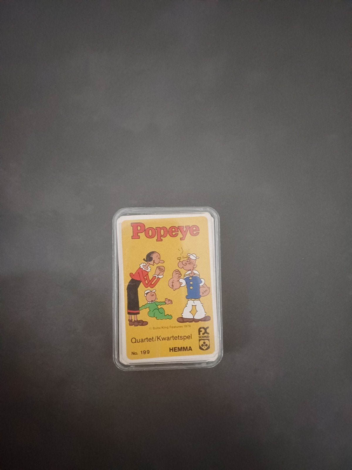 Kwartet spel popeye, Enlèvement ou Envoi