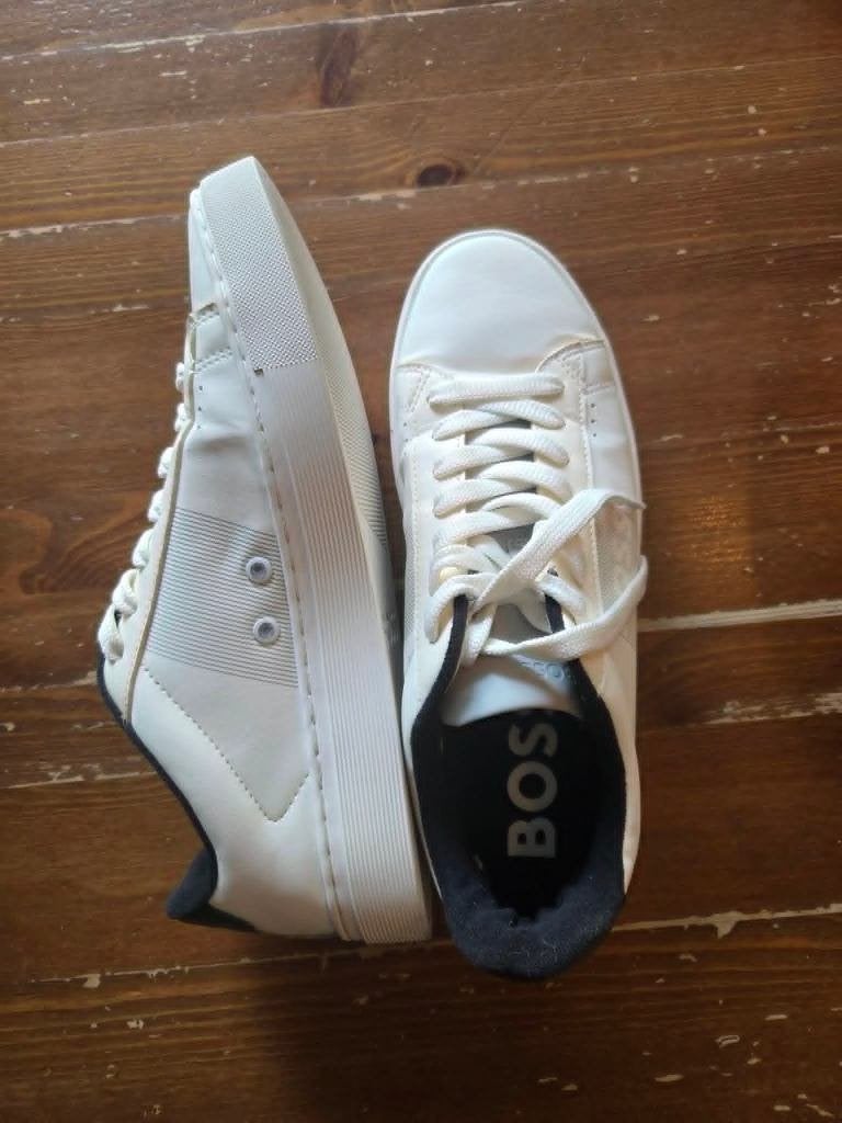 HUGO Boss witte sneakers, Vêtements | Hommes, Chaussures, Comme neuf, Enlèvement, Hugo Boss, Blanc