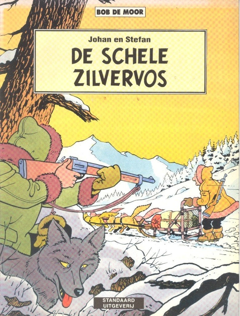 Johan en Stefan - De schele zilvervos., Boeken, Stripverhalen, Gelezen, Eén stripboek, Ophalen of Verzenden
