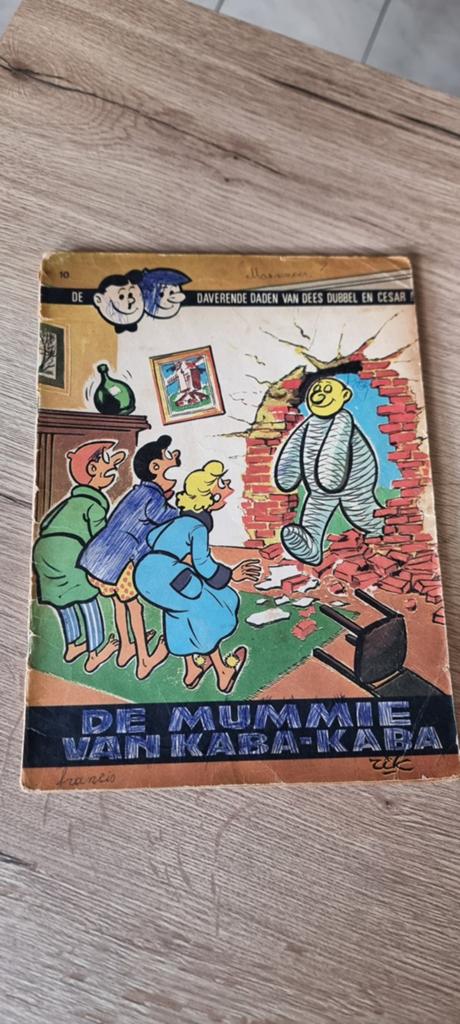 De daverende daden van Dees Dubbel en Cesar nr. 10
De mummie, Livres, BD, Utilisé, Une BD, Enlèvement ou Envoi