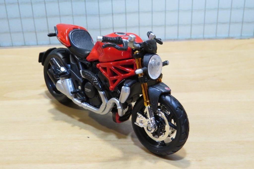 Ducati Monster 1200 red 1:18 blister, Ophalen of Verzenden, Nieuw, Motor, Maisto