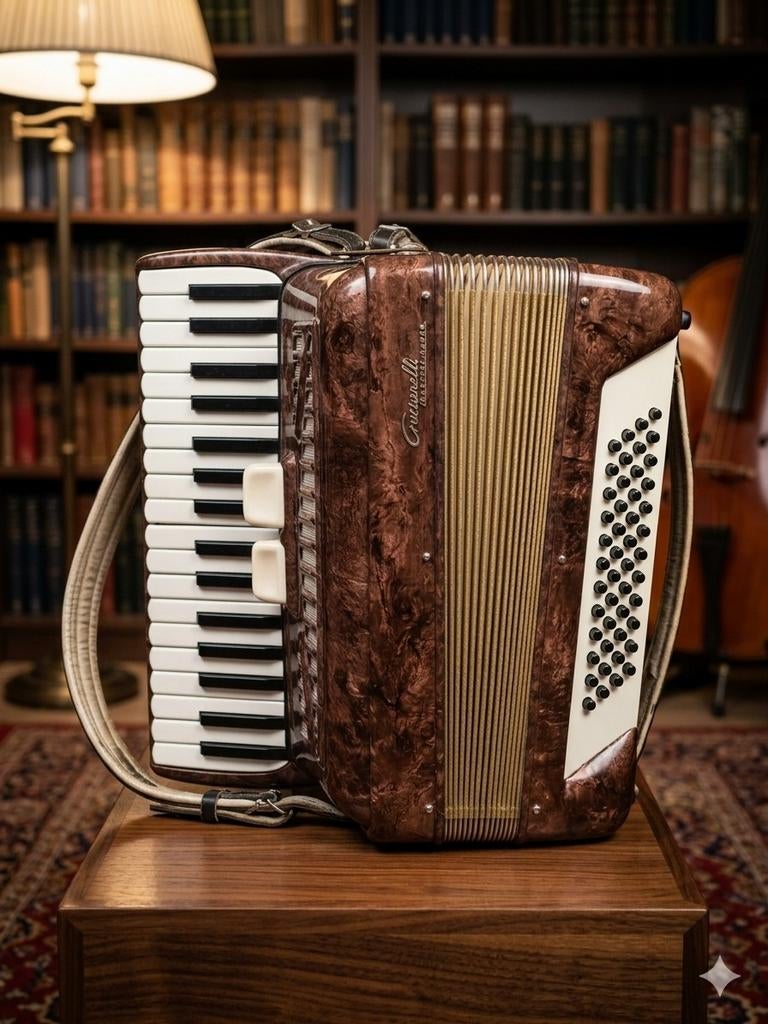 Crusianelli 48 bass, Muziek en Instrumenten, Accordeons, Ophalen