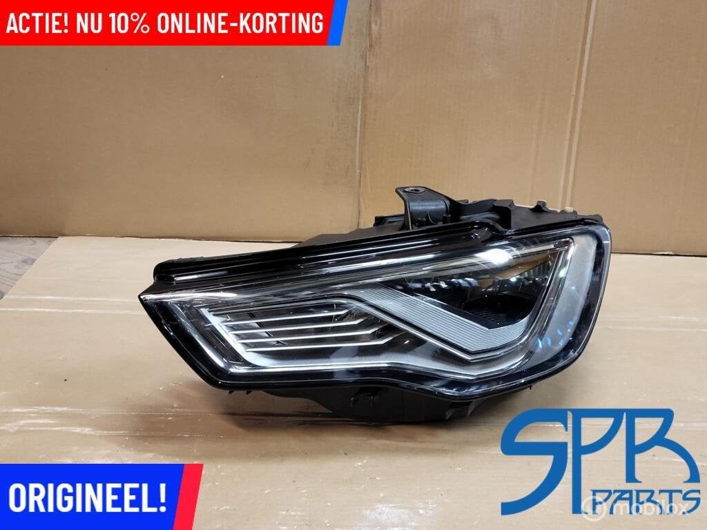 Audi A3 S3 RS3 8V Etron LED KOPLAMP LINKS 8V0941033 COMPLEET, Auto-onderdelen, Gebruikt, AUDI, Audi, Ophalen of Verzenden