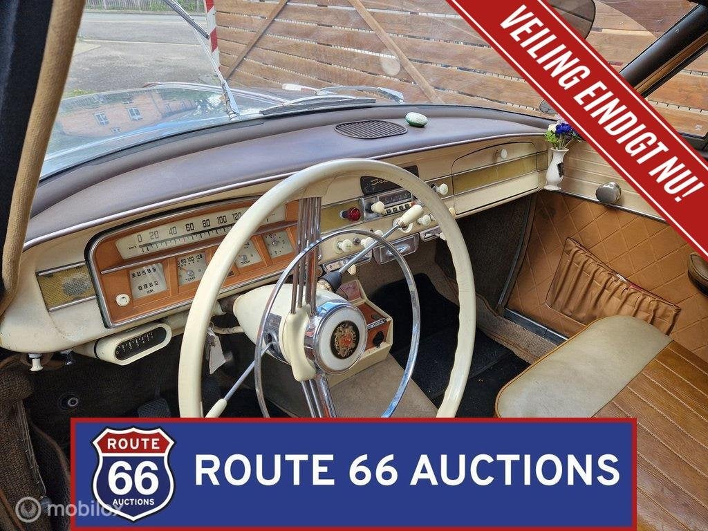 Borgward Isabella TS | 1960 | Route 66 Auctions, Overige merken, Zwart, Bedrijf, Handgeschakeld