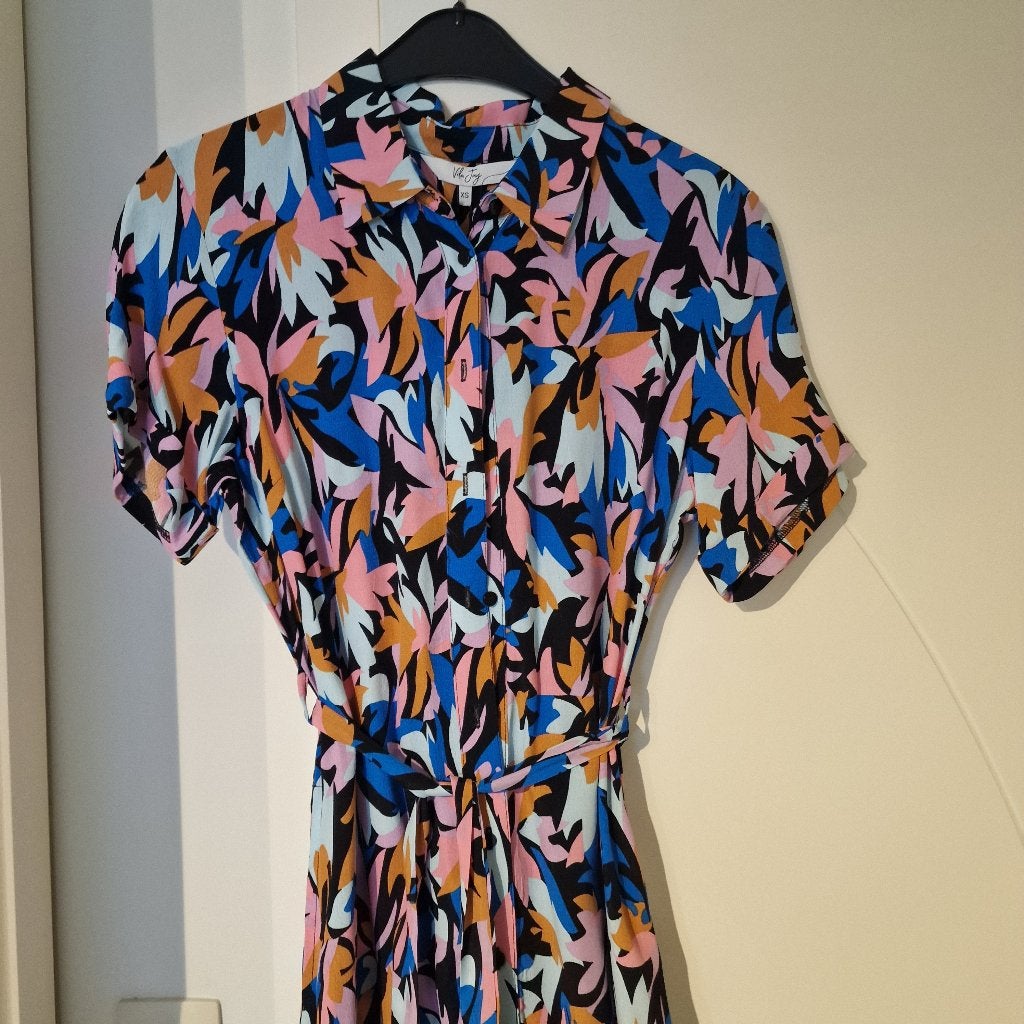 Gebloemde lange jurk Vila Joy XS, Kleding | Dames, Meerkleurig, Nieuw, Ophalen of Verzenden, Vila Joy