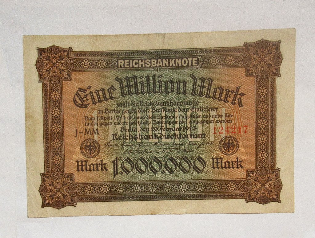 Duitsland 1 Miljoen Mark 1923, Envoi, Allemagne