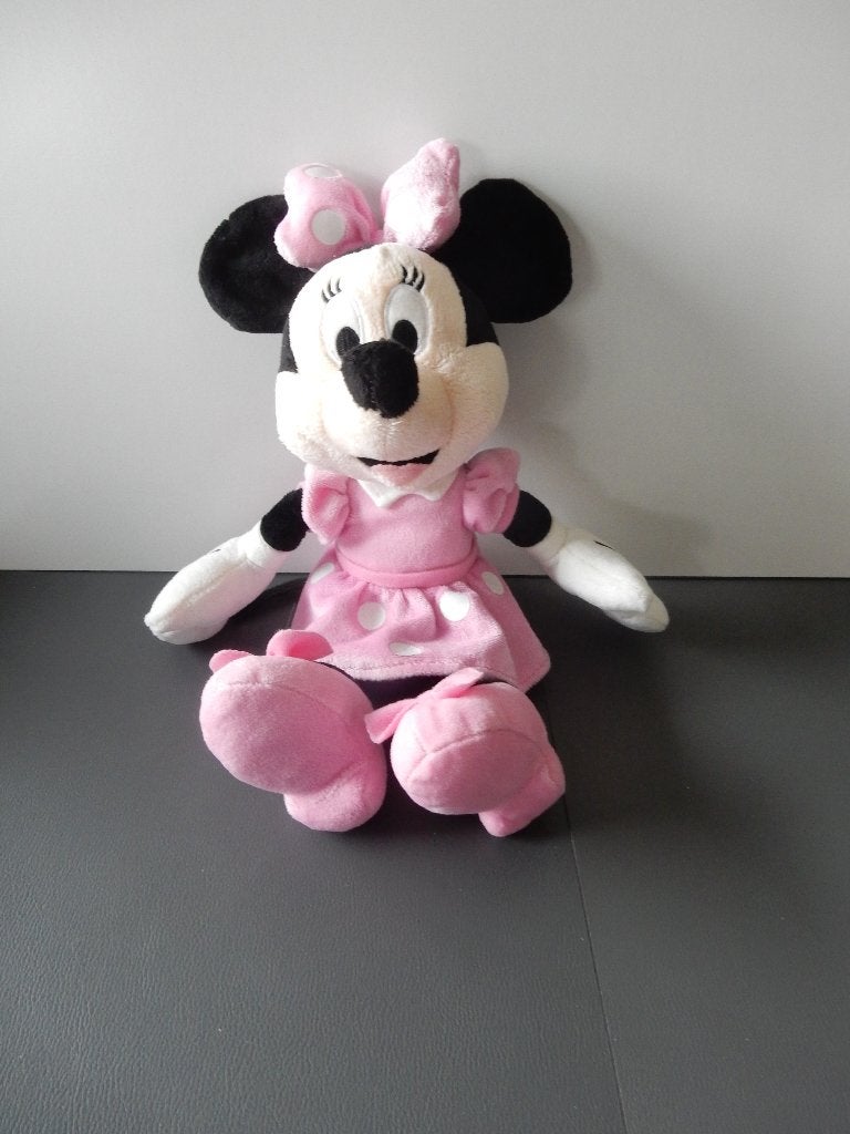 nr.2608 - Knuffel minnie mouse, Ophalen of Verzenden, Mickey Mouse, Knuffel