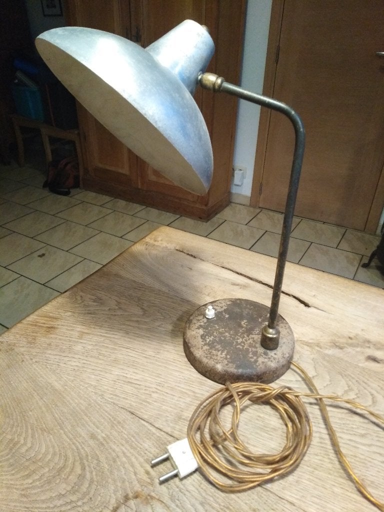 Lampe vintage /Industrielle, Antiquités & Art, Enlèvement ou Envoi