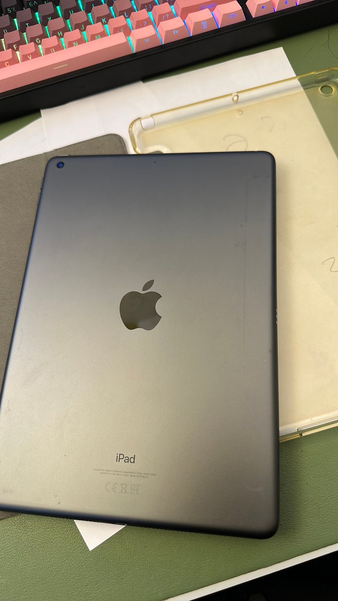 Apple iPad 10,2" (WiFi, 64 GB) - Spacegrijs, Computers en Software, Ophalen, Zo goed als nieuw, Apple iPad, Wi-Fi