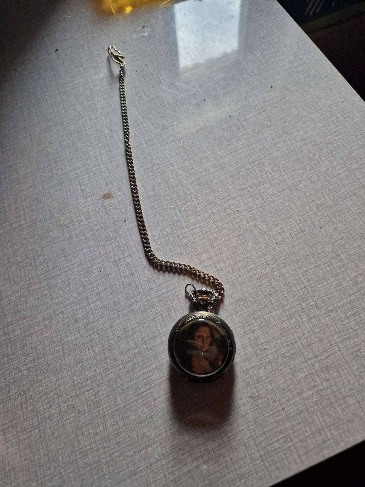 antiek horloge mona lisa, Enlèvement