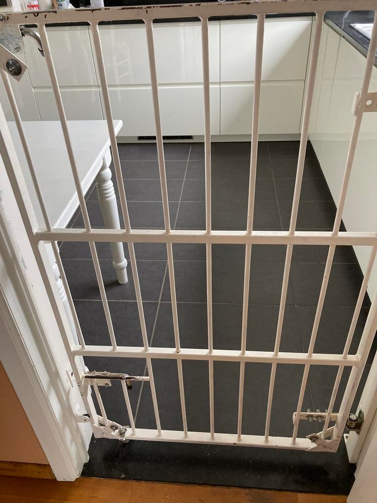 Metalen poortje, Jardin & Terrasse, Clôtures de jardin, Enlèvement, Utilisé, Fer, Clôture barrée