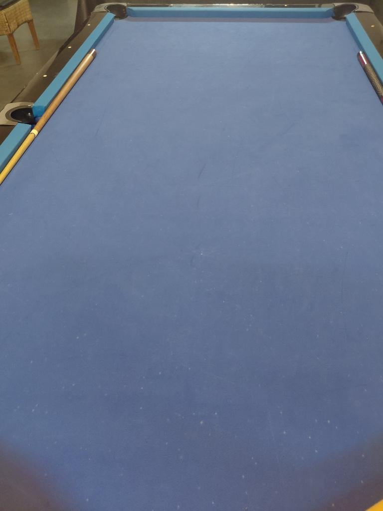 Pooltafel net leisteen in hele goede staat, Sport en Fitness, Ophalen