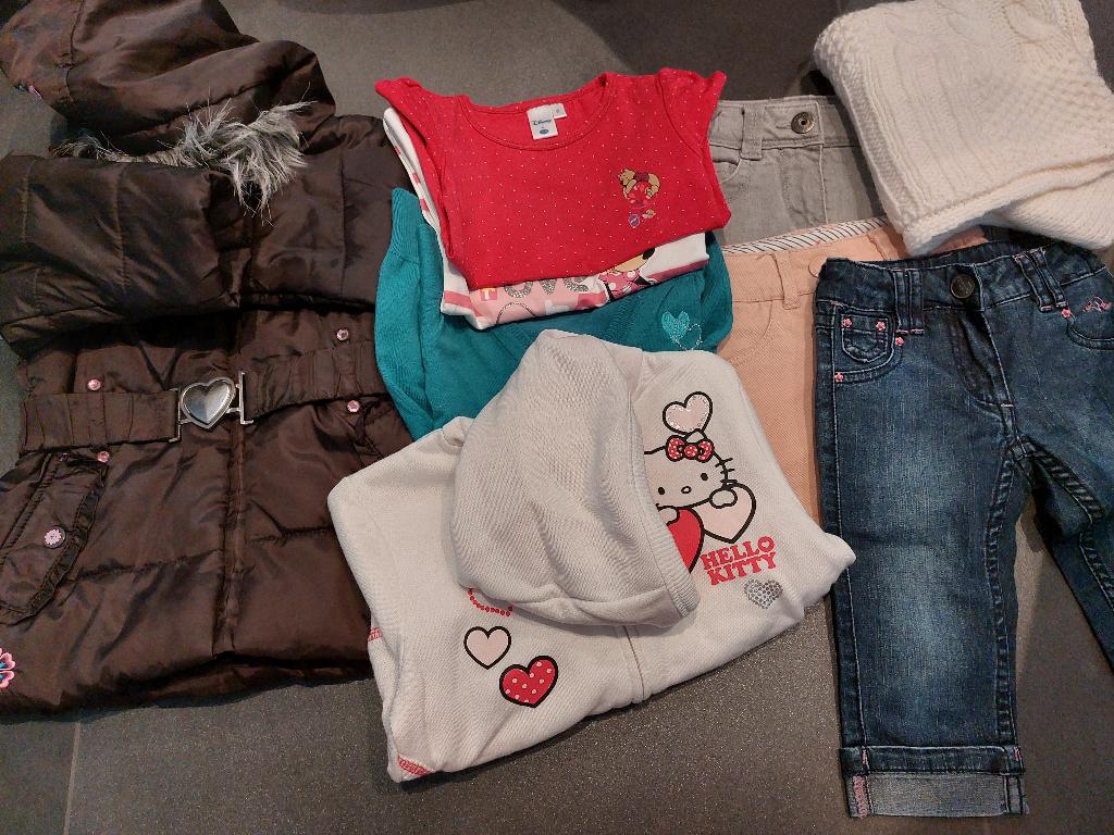 Set meisjeskleding maat 92, Kinderen en Baby's, Kinderkleding | Maat 92, Ophalen of Verzenden, Gebruikt, Meisje
