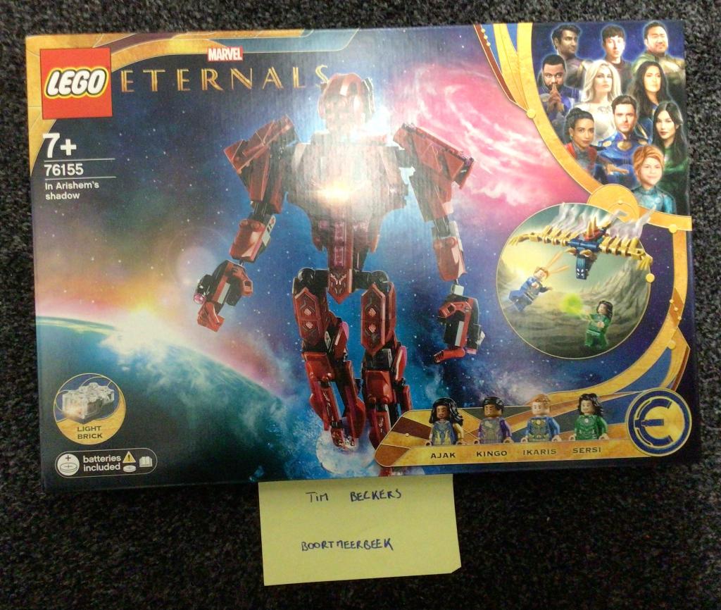 Lego - Marvel The Eternals In de schaduw van Arishem (76155), Neuf, Enlèvement ou Envoi, Marvel, Lego