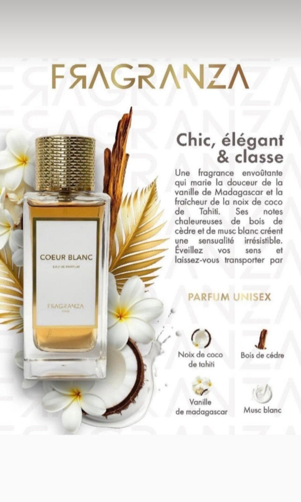 COEUR BLANC FRAGRANZA