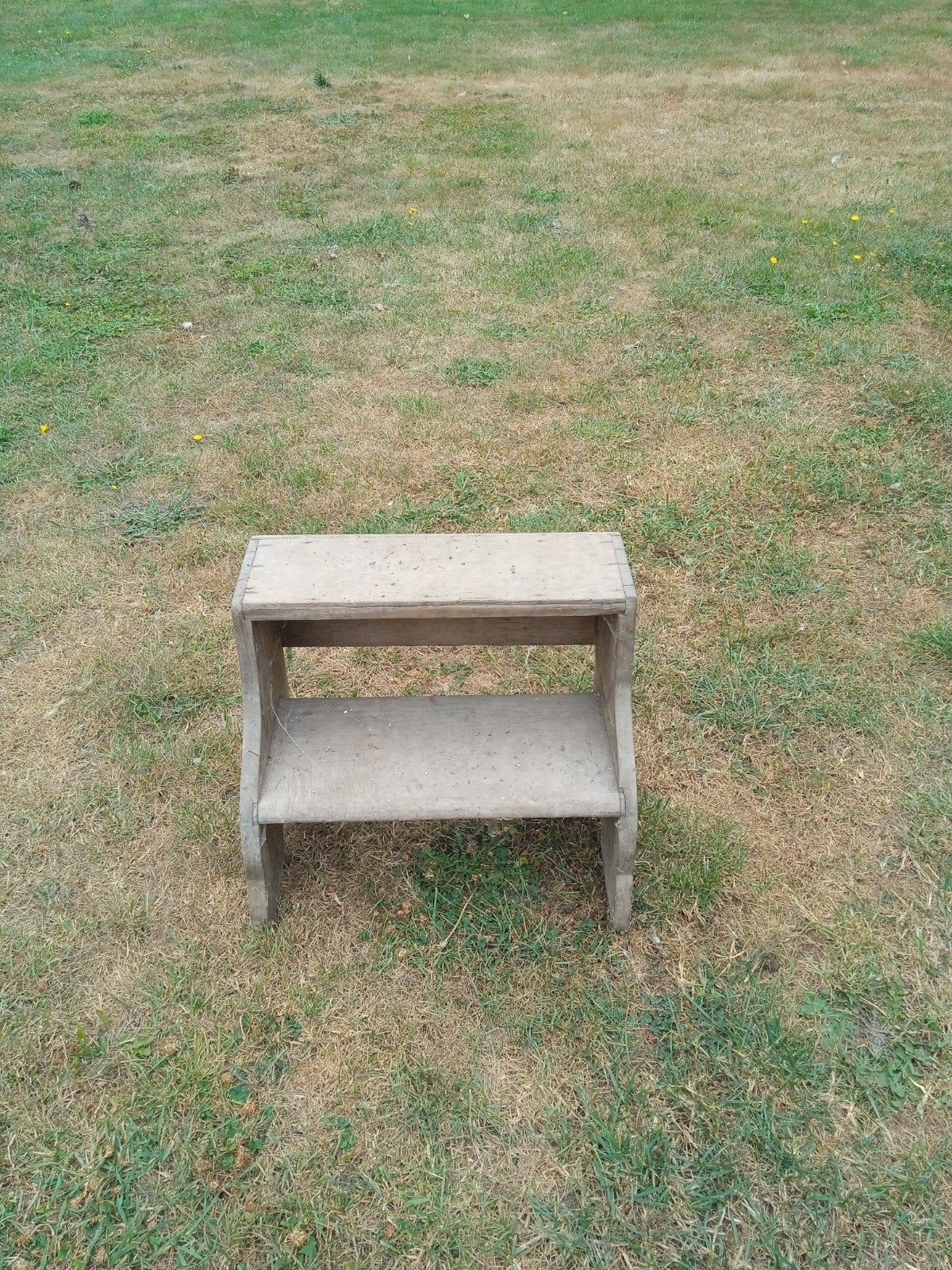 Marche pied en bois vintage, Maison & Meubles, Tabourets, Enlèvement