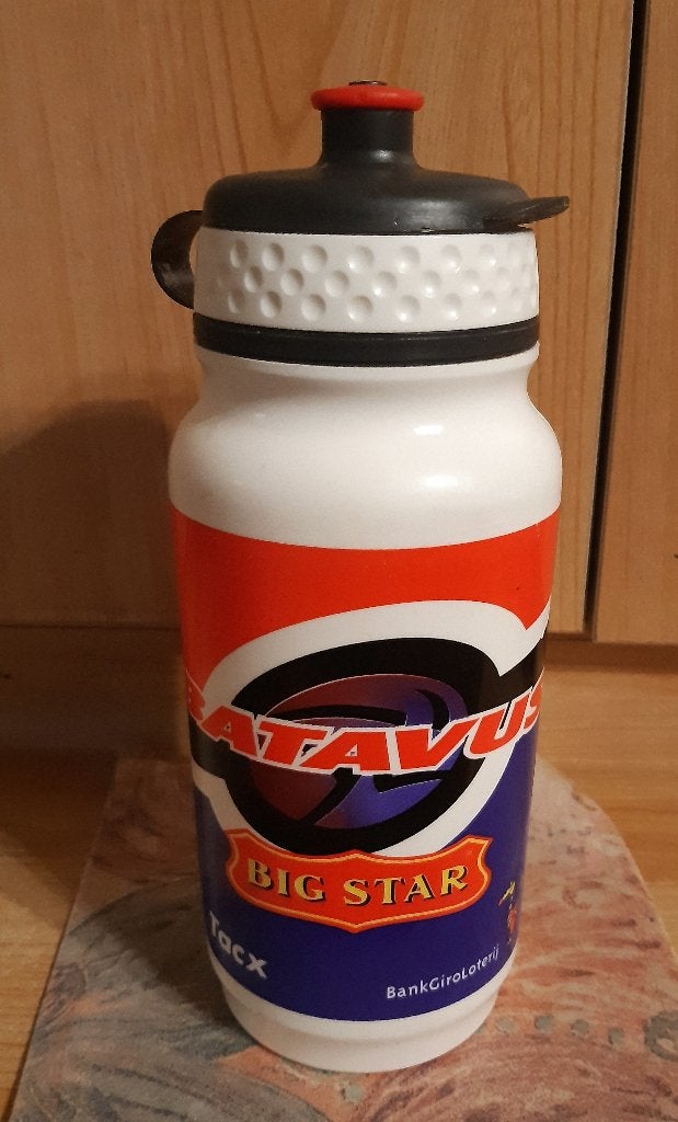 WIELRENNEN CYCLSME DRINKBUS BIDON TEAM BATAVUS, Ophalen of Verzenden