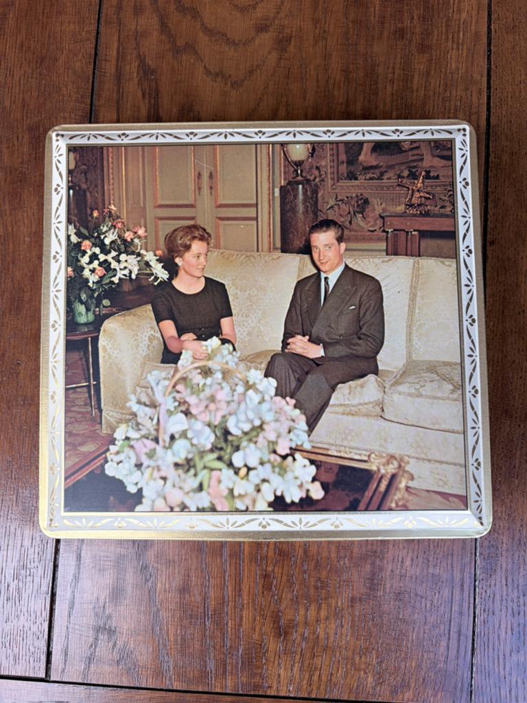 Delacre / koning Albert en Paola, Verzamelen, Ophalen of Verzenden, Zo goed als nieuw, Koek(jes)