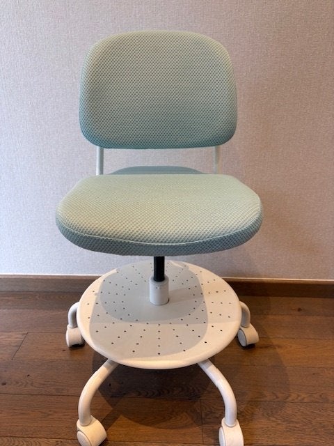 bureaustoel kind - VIMUND IKEA, Ophalen, Blauw, Zo goed als nieuw, Bureaustoel