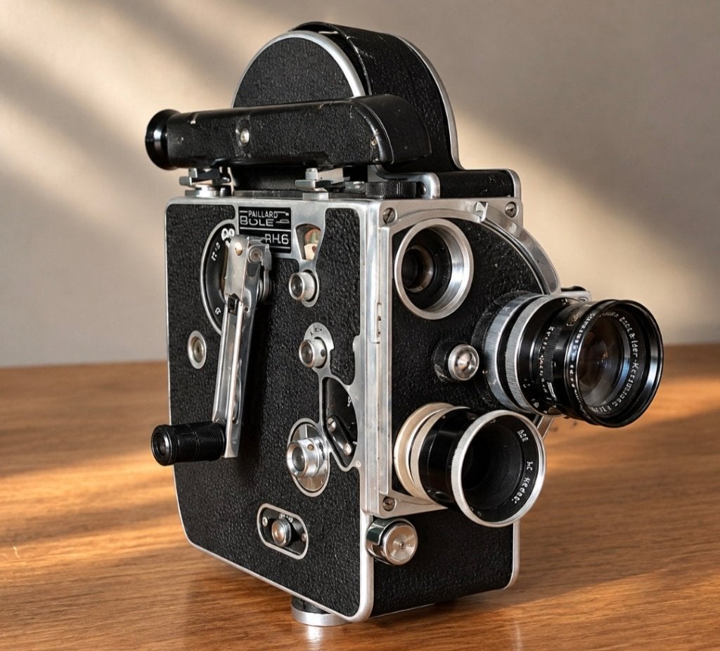 Càméra Paillard Bolex H16, Ophalen, 1940 tot 1960, Filmcamera