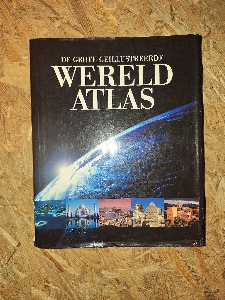 Grote wereldatlas, Boeken, Atlassen en Landkaarten, 2000 tot heden, Landkaart, Wereld, LANNOO