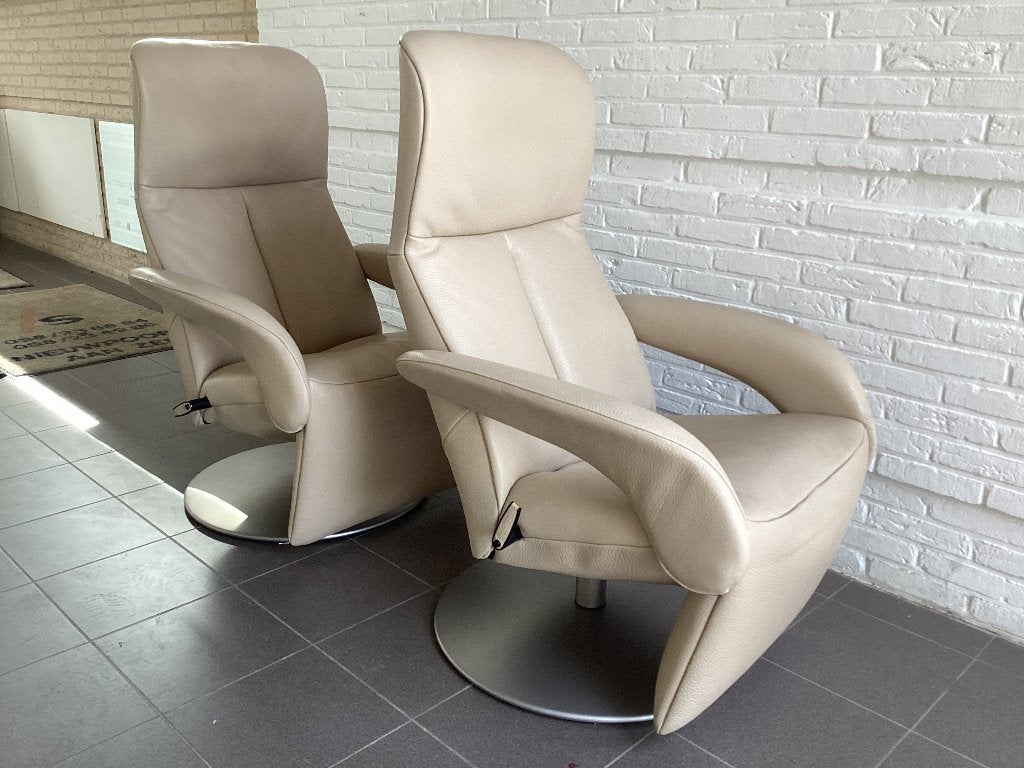 Set Jori relaxen Symphony+kussens(recent model)top, Huis en Inrichting, Ophalen, Zo goed als nieuw, Leer, Durlet Leolux Knoll vitra stressless hukla