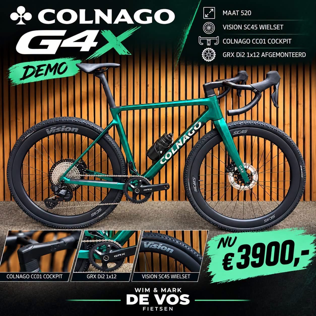 onze demo colnago.s mogen eruit !! max 15 km op gereden, Ophalen, Nieuw